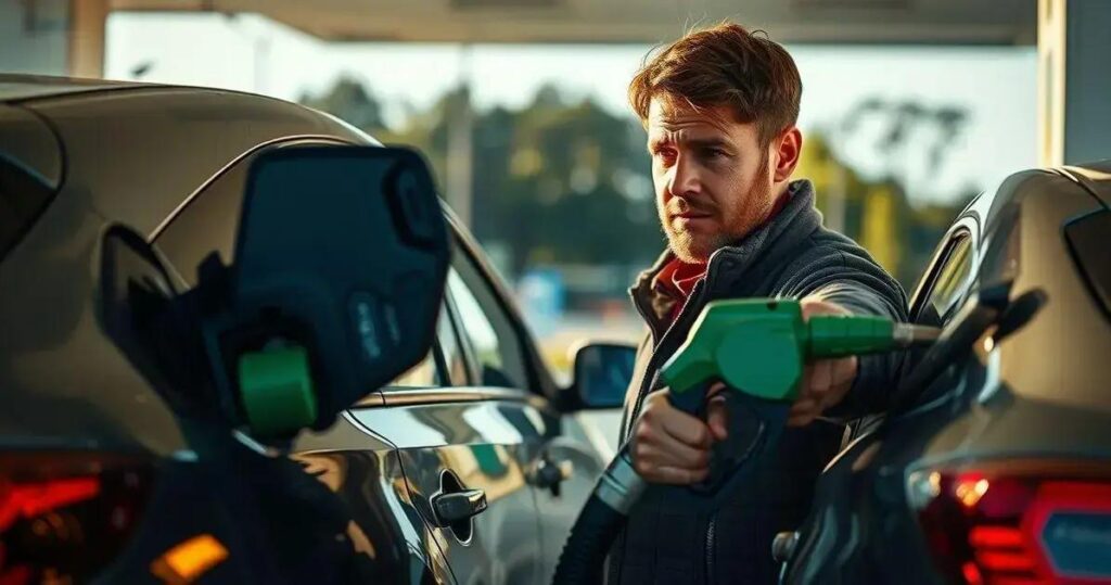 gasolina aditivada ou comum