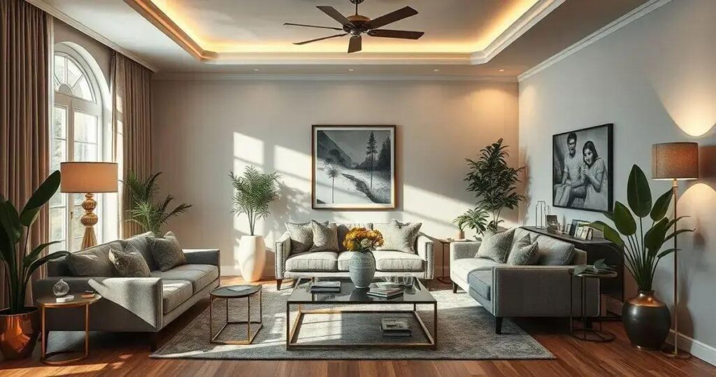 iluminação para sala
