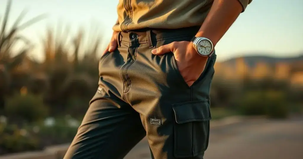 calça cargo masculina como usar