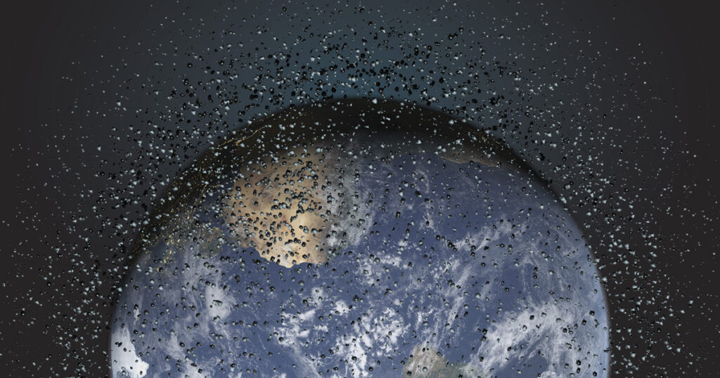 Modelo inovador da Unesp para monitorar lixo espacial Crédito: Alexandre Affonso / Revista Pesquisa FAPESP