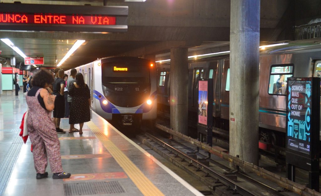 Metrô de SP se prepara para jogo do Brasil com operação especial Crédito: Divulgação/Governo de São Paulo
